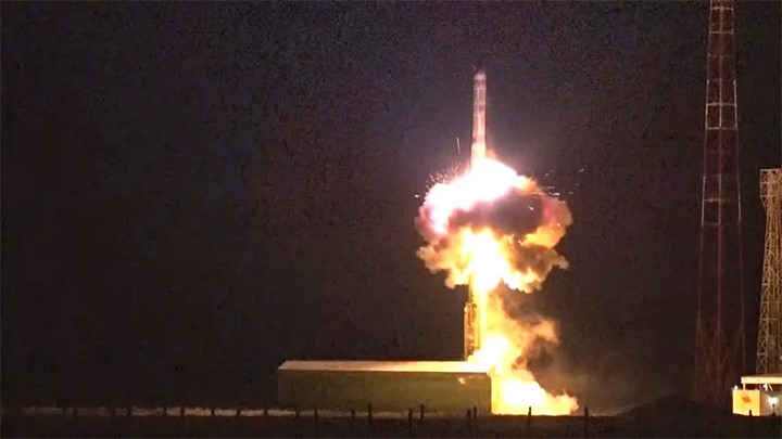    На российско-белорусских учениях "Запад-2025" отрабатывали развёртывание "Орешника". Фото: Минобороны России
