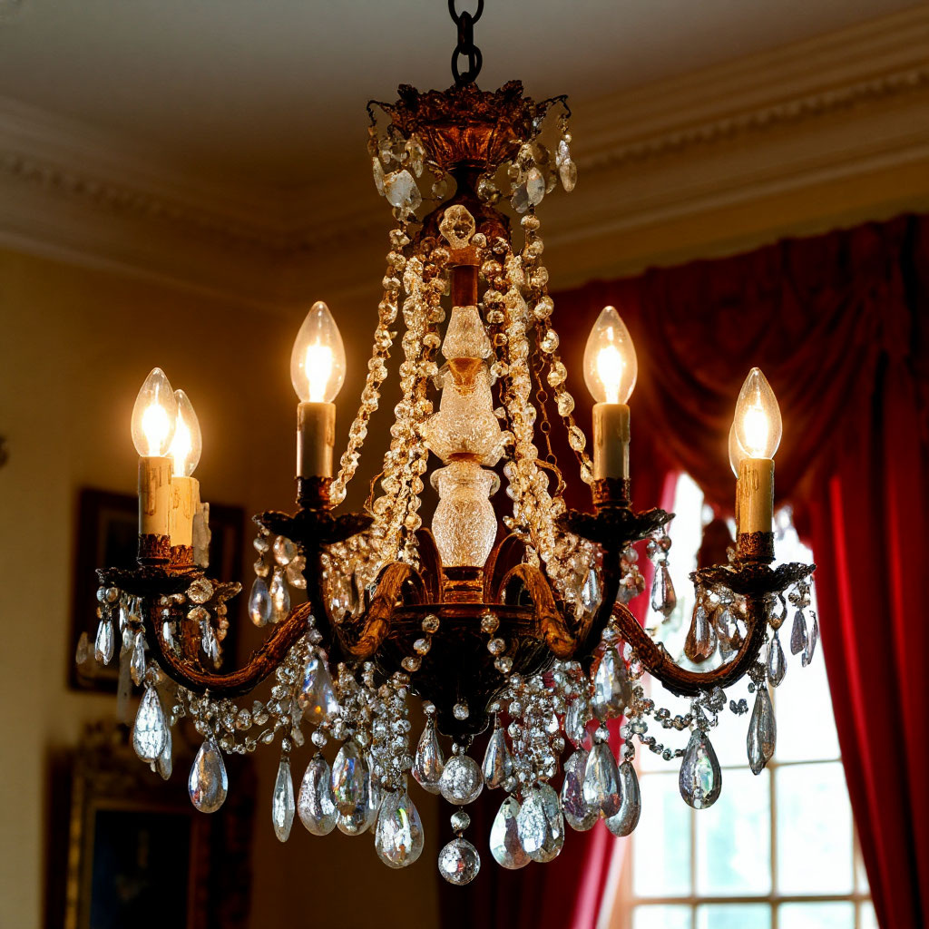 Старая люстра