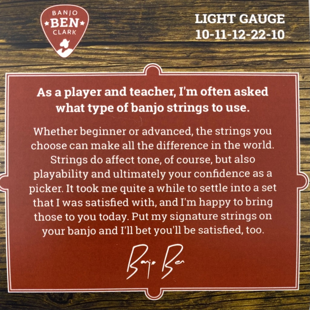 Banjo Ben Stainless Steel Wound Light