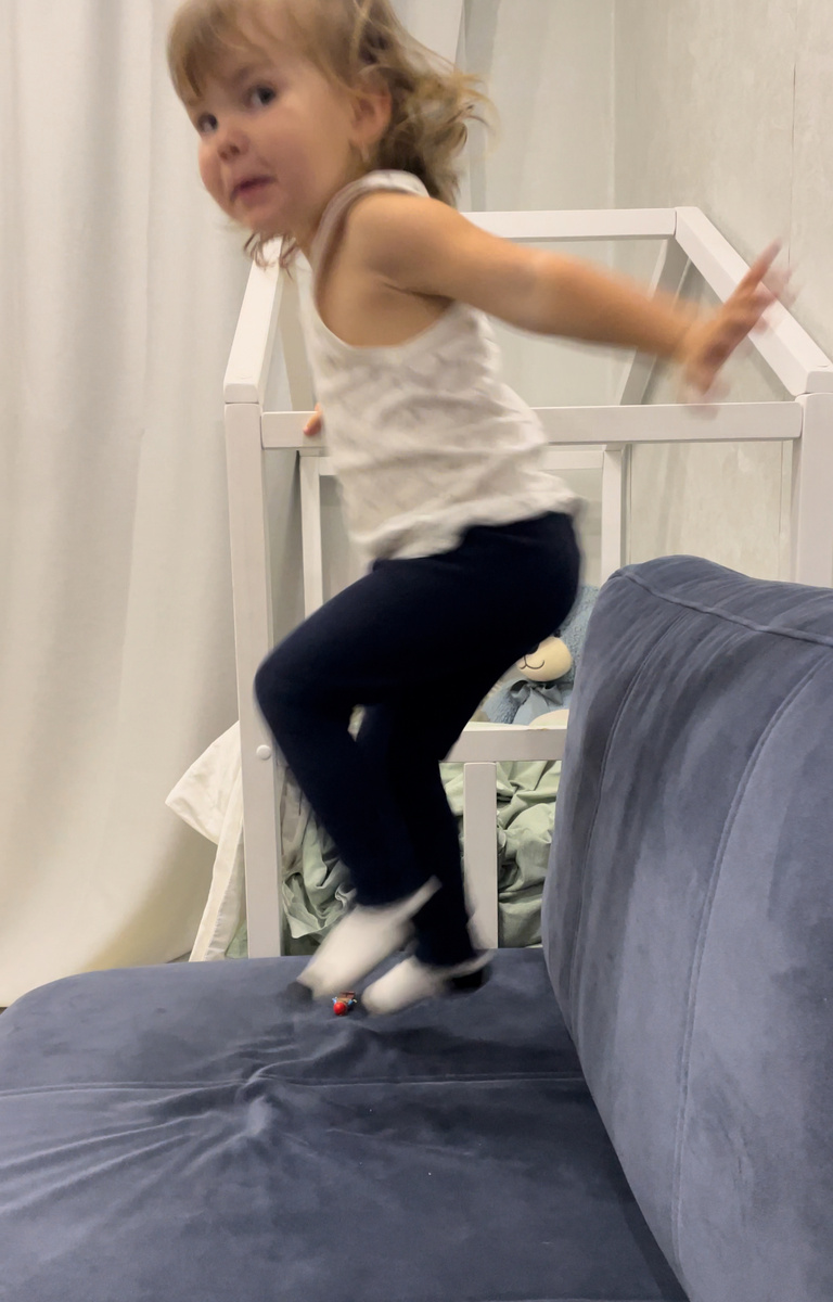 В полете, скрин с видео автора 