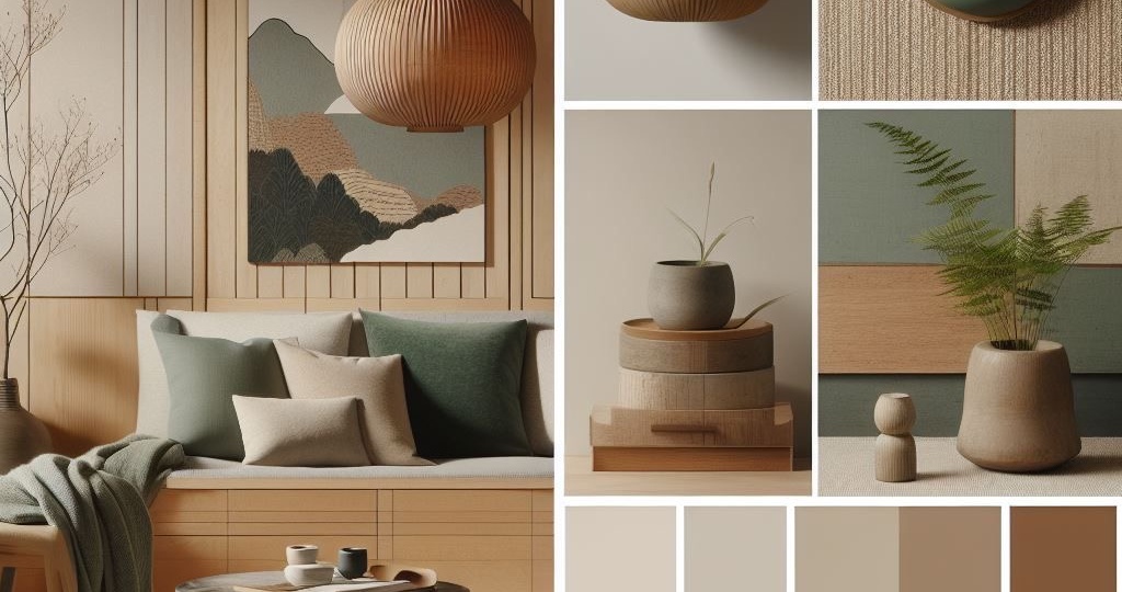 🌿 Japandi: трендовая палитра спокойствия и природной гармонии