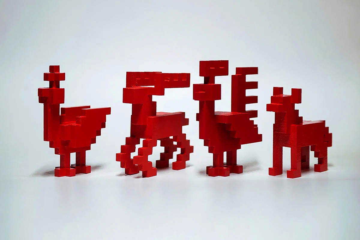   Игрушки по мотивам русской вышивки 
Павел Кулешин