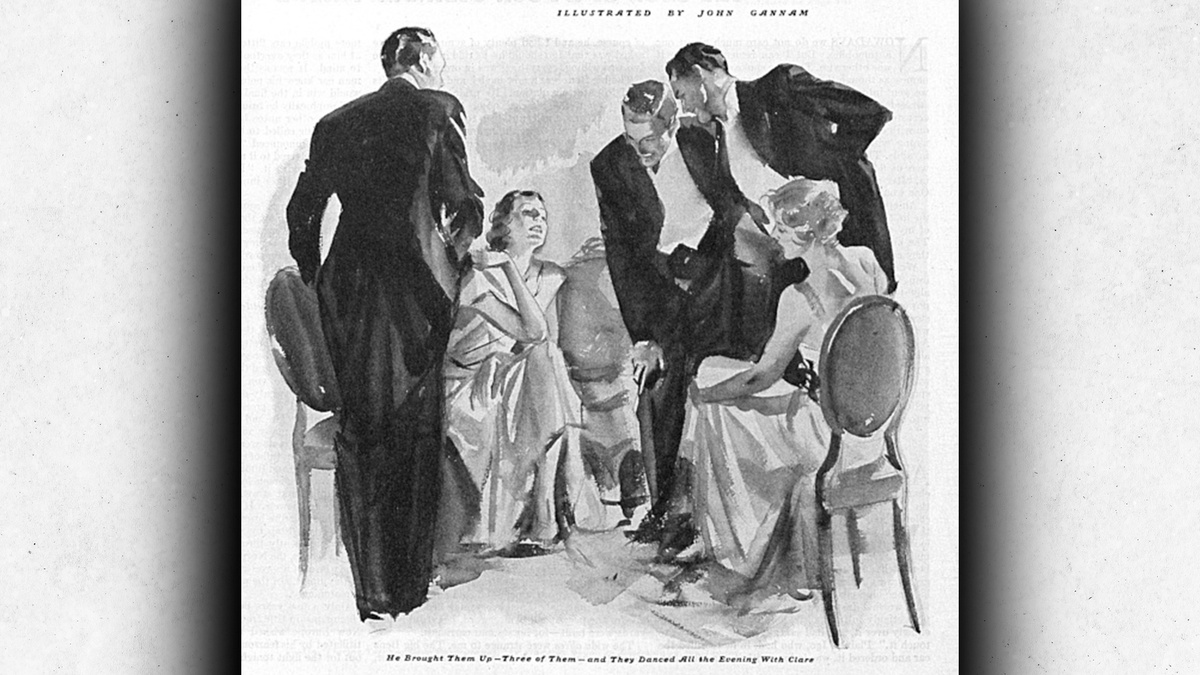 Одно из первых изображений Ганнама для газеты Post , от 18 ноября 1933 года →