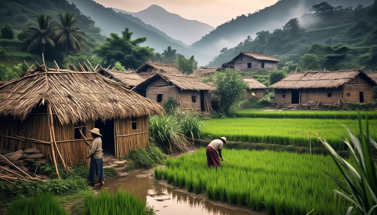 Лао – одна из удалённых деревень.