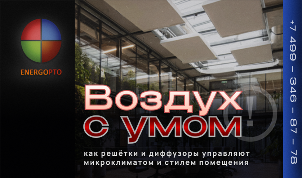 Воздух с умом: как решётки и диффузоры управляют микроклиматом и стилем помещения 
