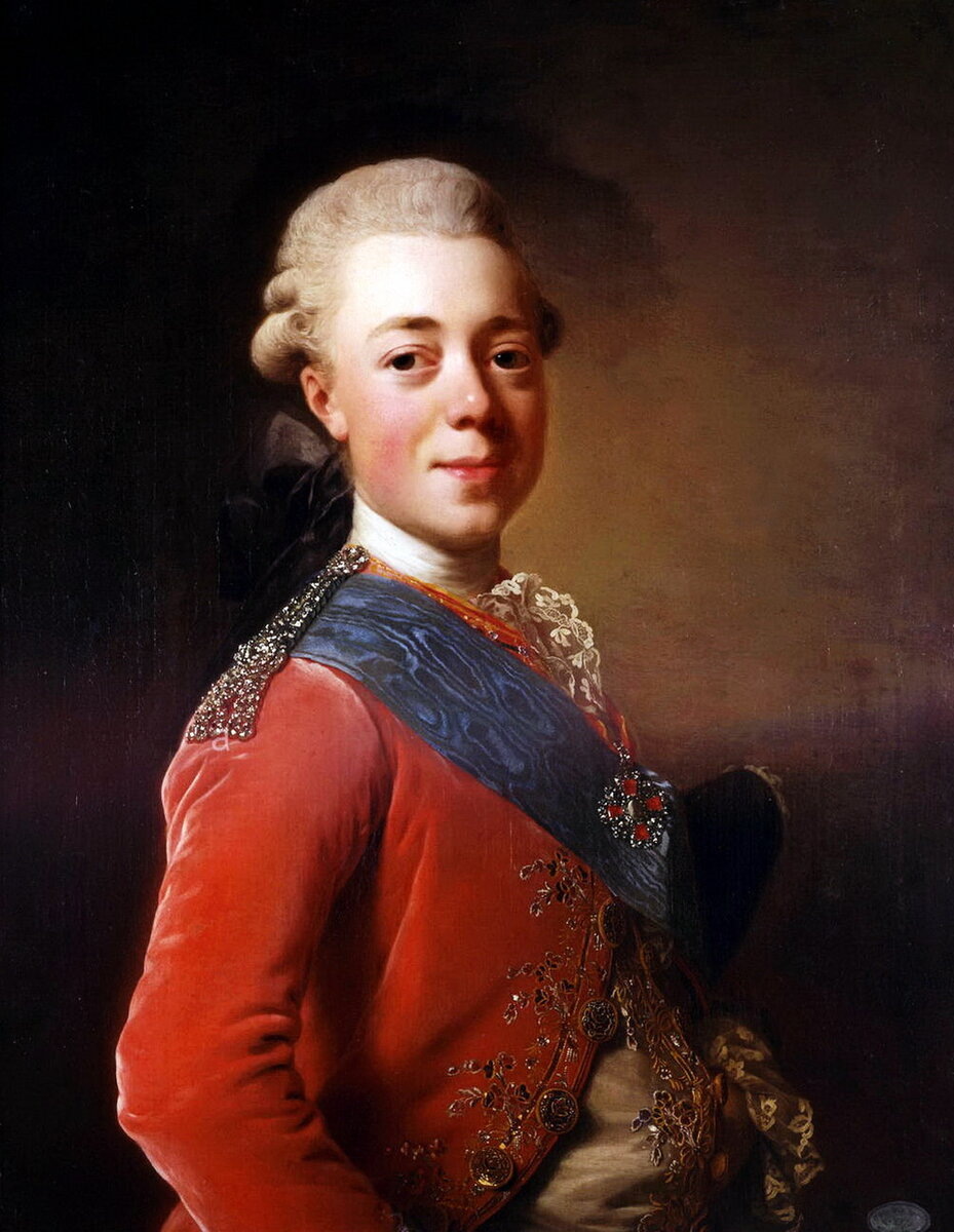 Великий князь Павел Петрович (будущий император Павел I) в молодости