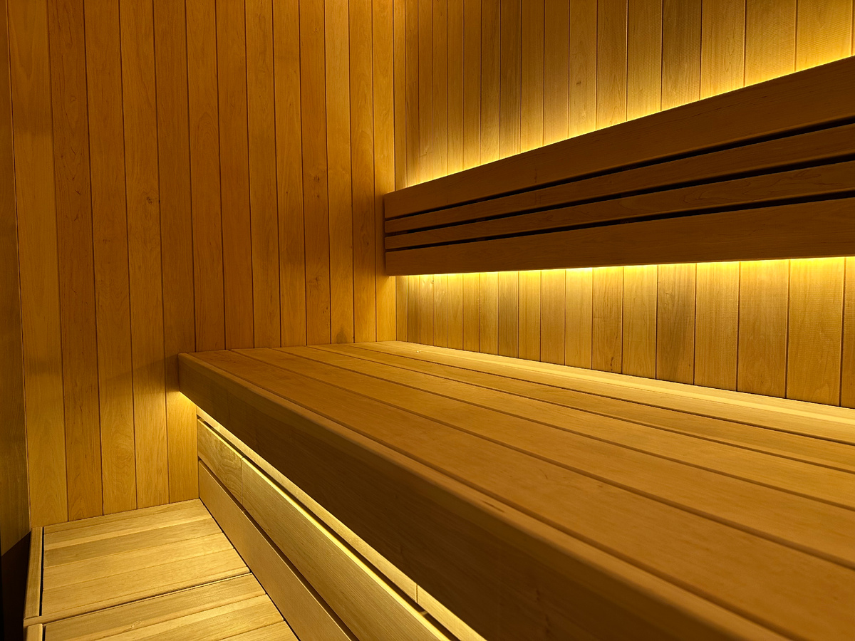 Отделка сауны - ольха сорта "Экстра"