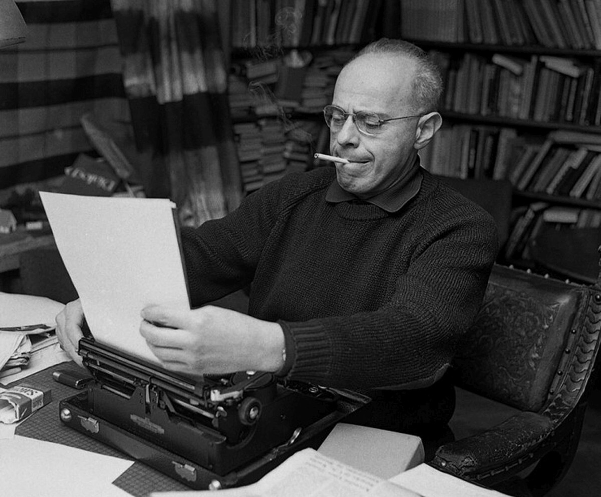 Станислав Лем, Краков, 1971 ©Jakub Grelowski/PAP