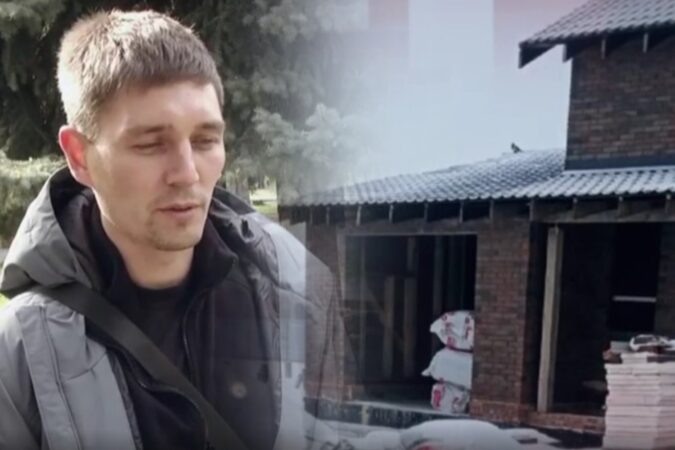    Александр Гусельников ждет окончания строительства дома