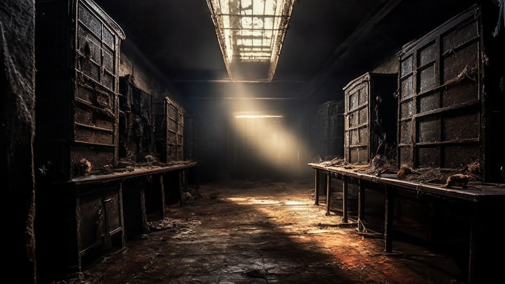 Сдаётся мне,что ничего кроме страых шкаяоф, в тих подземельях и нет