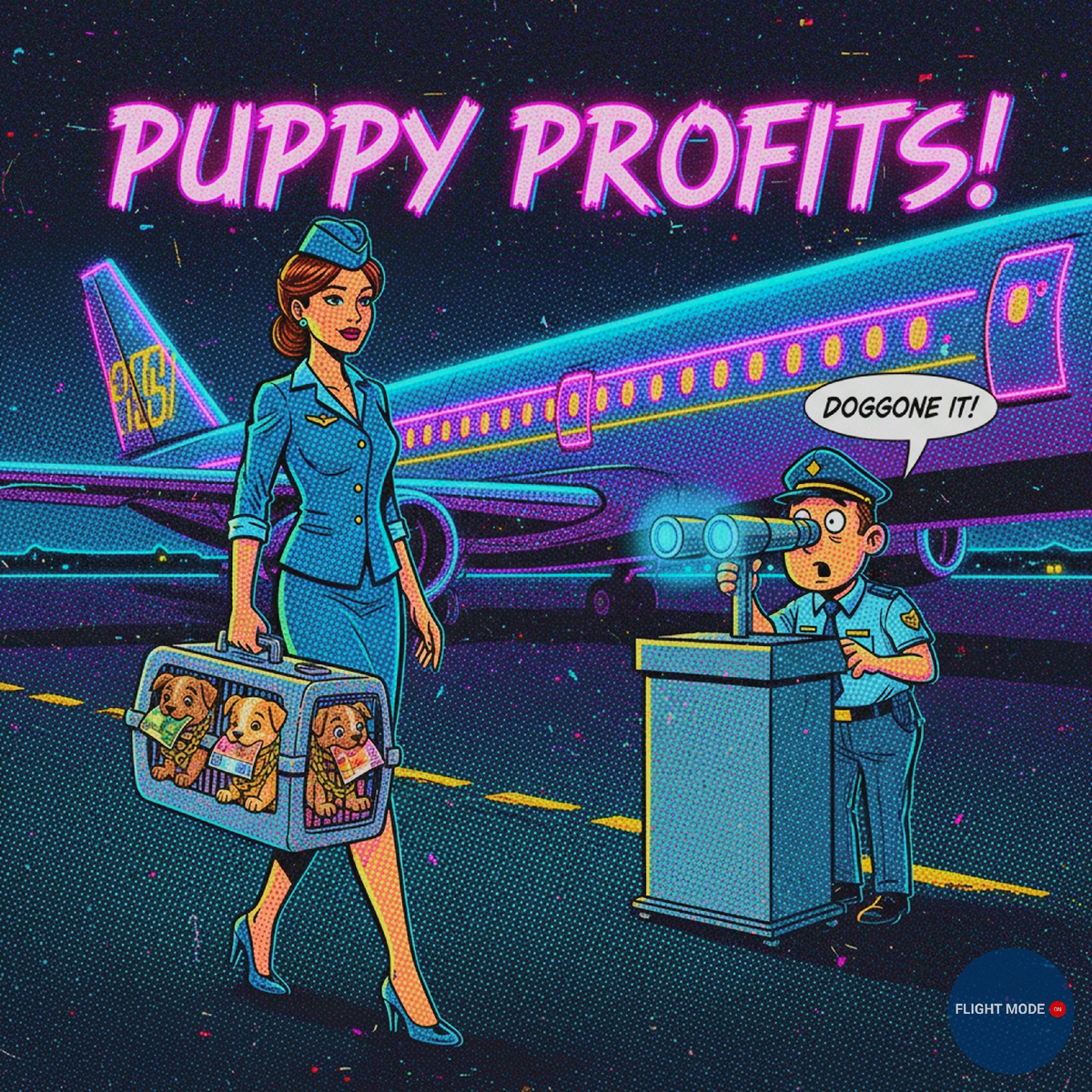 #контрабанда #авиация #стюардесса #щенки #юмор #реальность