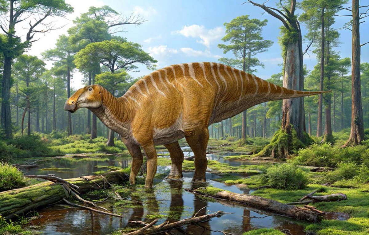 Реконструкция внешнего вида Ahshisaurus wimani, фото:Sergey Krasovskiy