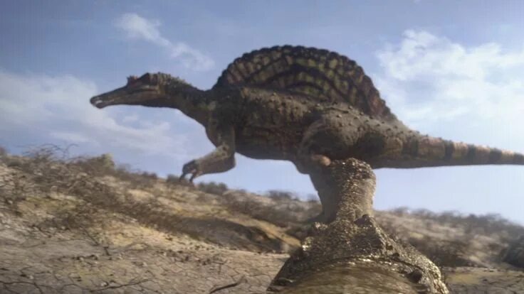 Спинозавр из сериала.