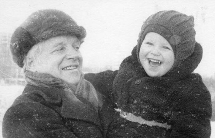 Юрий Белов в сыном