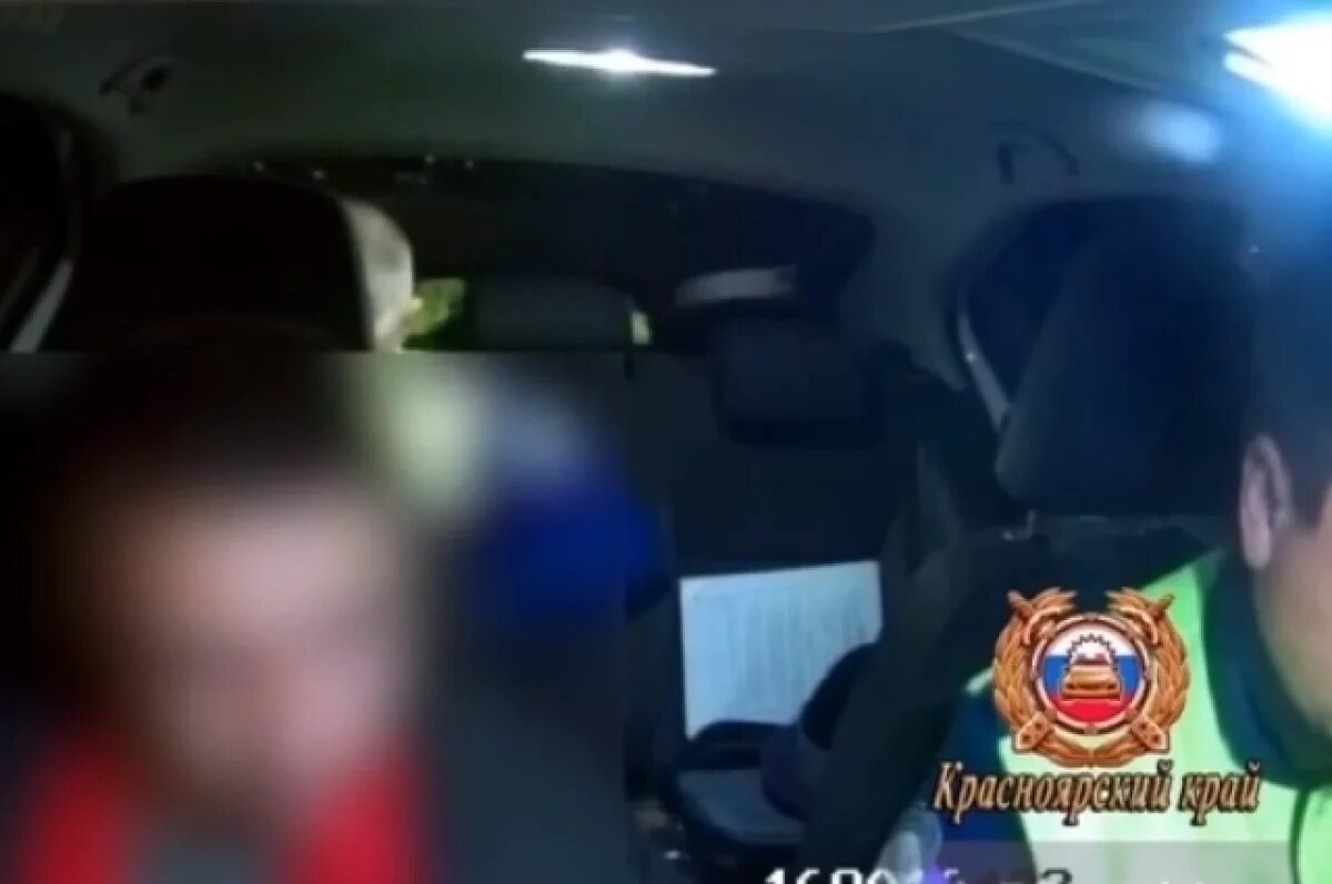    В Лесосибирске задержали двух пьяных родителей, перевозивших детей в машине