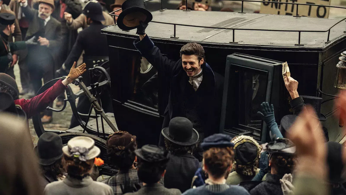    Кадр из фильма «Дом Гиннессов», создатель Стивен Найт, Netflix