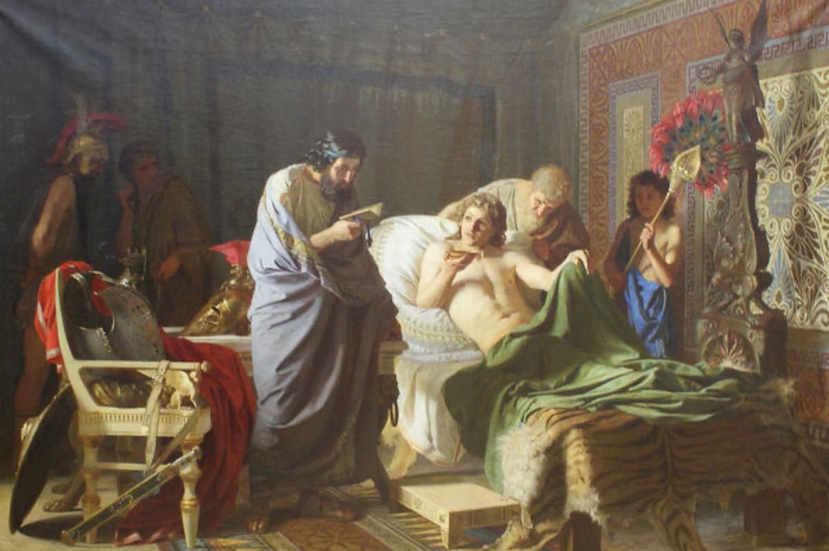 «Доверие Александра Македонского к врачу Филиппу» (художник Генрих Семирадский, 1870). Фото: Wikimedia