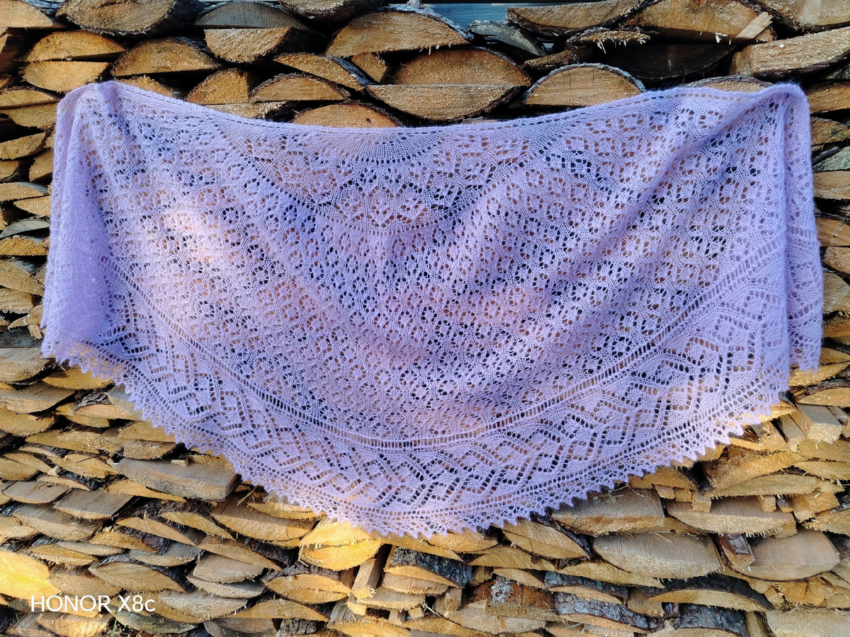 Шаль подписчицы Валентина