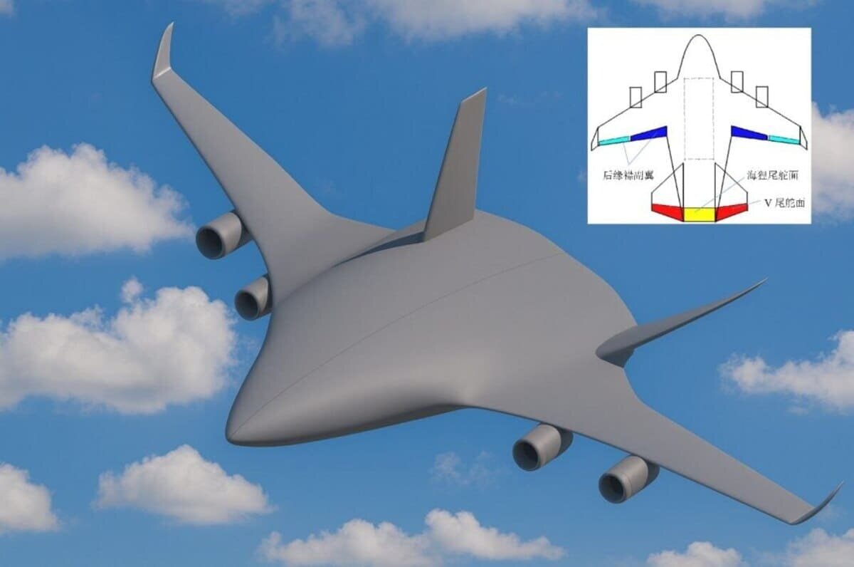    Концепт китайского тяжелого транспортного самолета нового поколения / © Barong369 / X