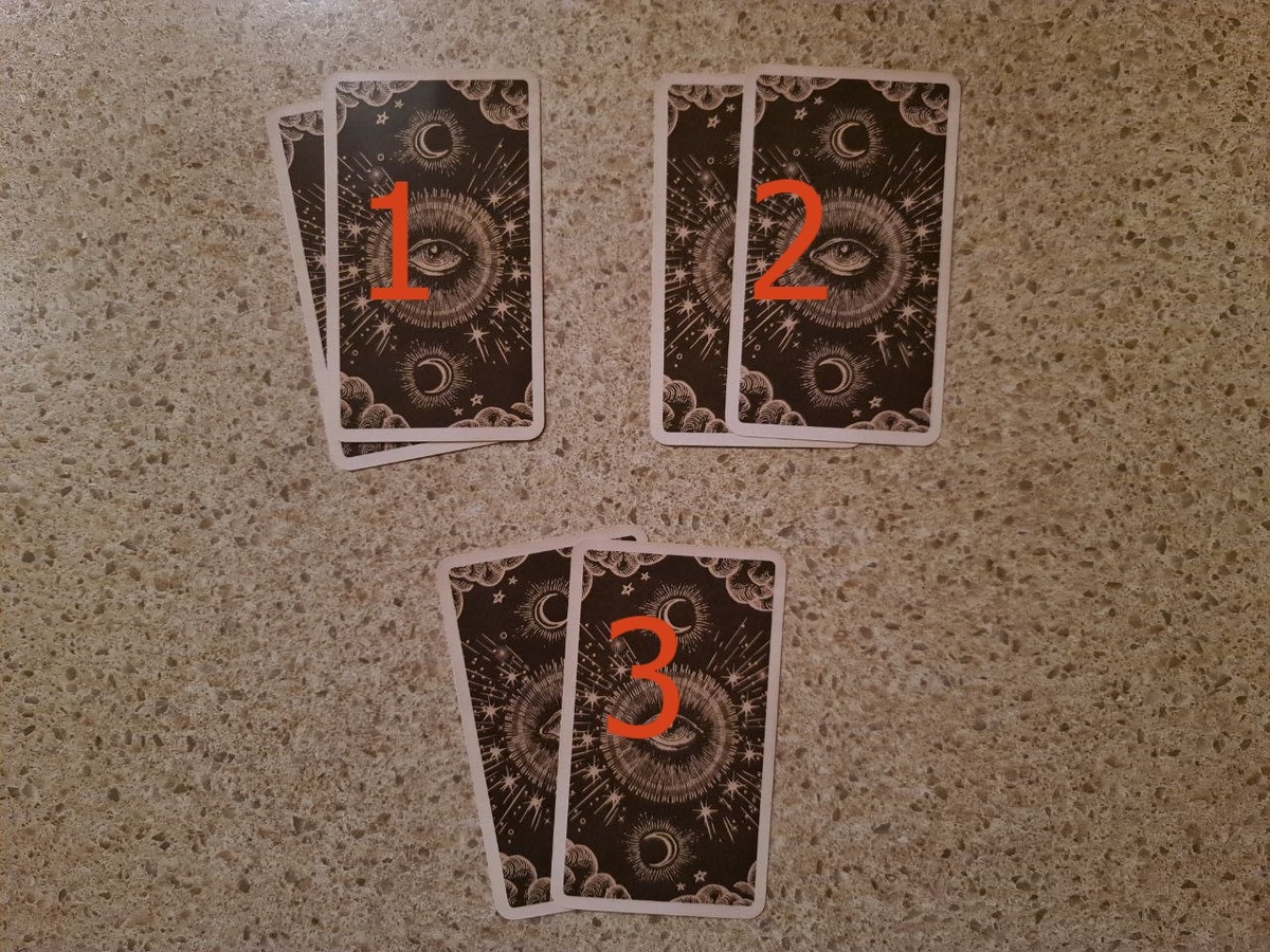 Позиции расклада. Фото автора