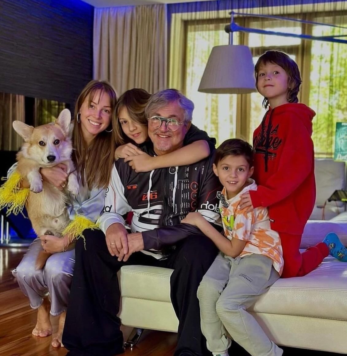 Дибров с семьей