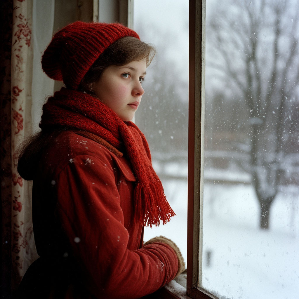 Маша стояла у окна и не оглядывалась.