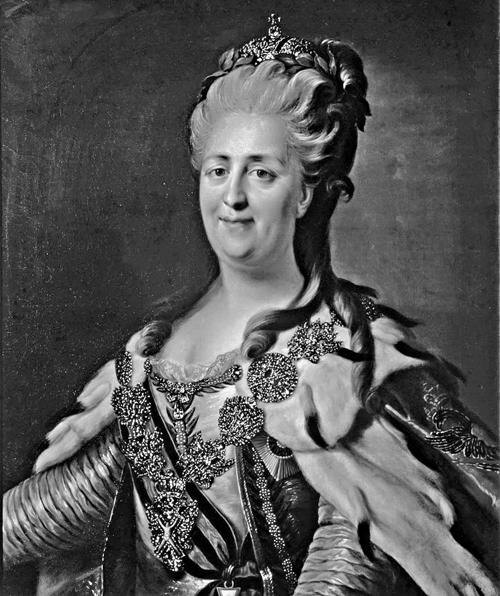 Иоганн Батист Лампи Старший. Портрет Екатерины II. 1780-е годы