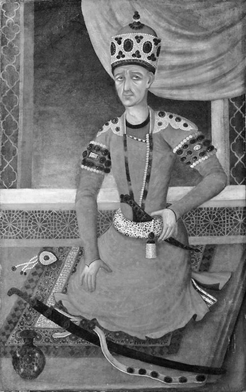 Правитель Ирана Ага-Мухаммед-хан Каджар. Неизвестный художник. Нач. XIX века