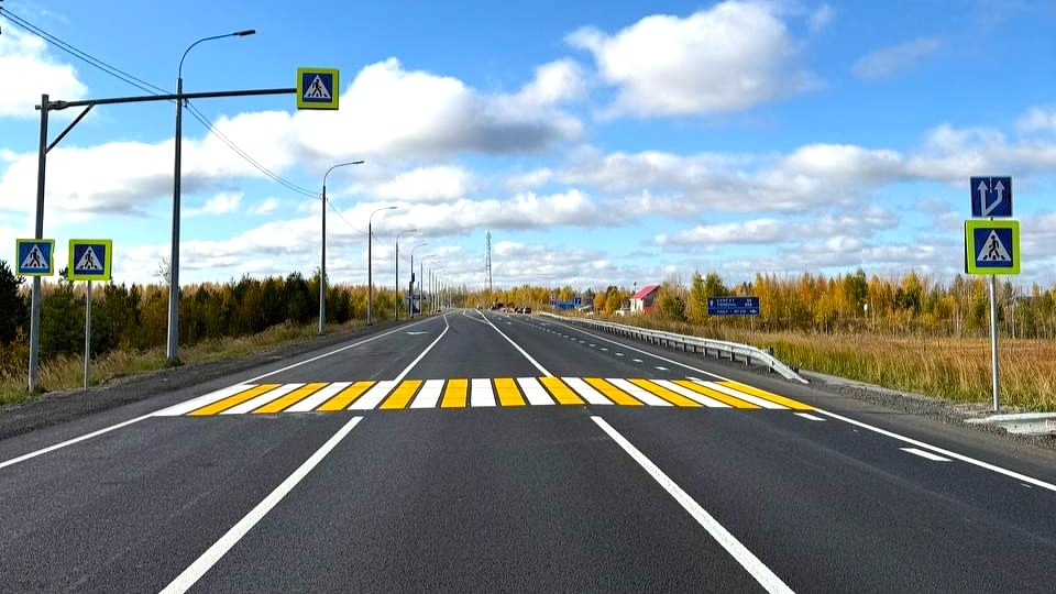    В Югре отремонтировали участок трассы Сургут - Нижневартовск