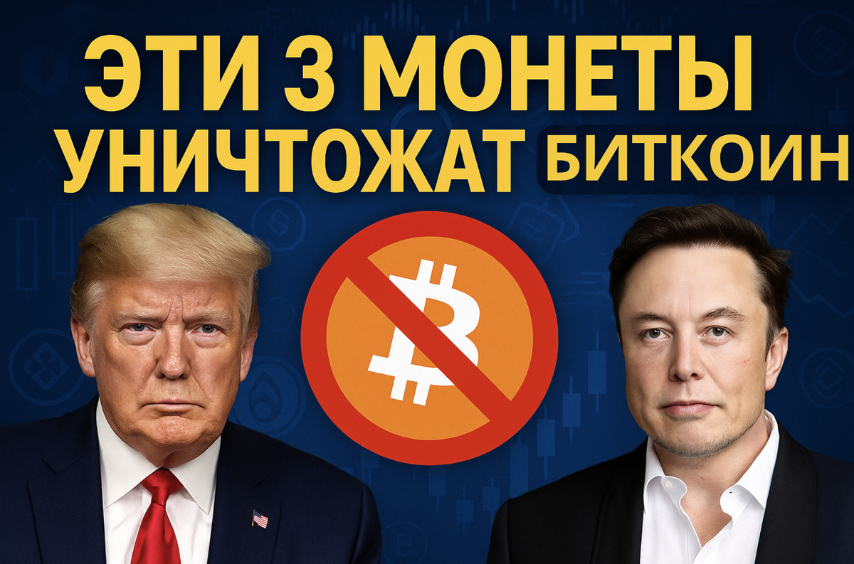 🚀 Эти 3 криптовалюты заменят Биткоин и превратят $1 в $1 000 000 