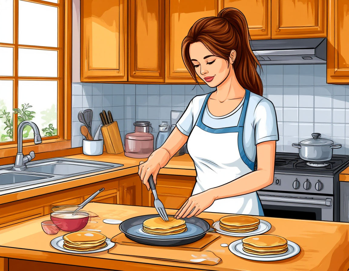    Статья представляет собой кулинарное руководство по приготовлению блинов разных видов. Автор делится рецептами классических русских блинов, гречневых, американских панкейков, веганских и белковых вариантов, а также оригинальных рецептов с добавлением зелени и яблок. Подробно описаны процессы приготовления каждого вида блинов, начиная от выбора правильных продуктов и заканчивая нюансами жарки. 
   Особое внимание уделено психологии процесса, утверждая, что важно готовить с душой и позитивным настроением. Статья призывает читателей не бояться экспериментов и вдохновляет творчески подходить к процессу приготовления пищи. Общий объем текста составляет около 3 тысяч знаков, включая рецепты и советы автора.
