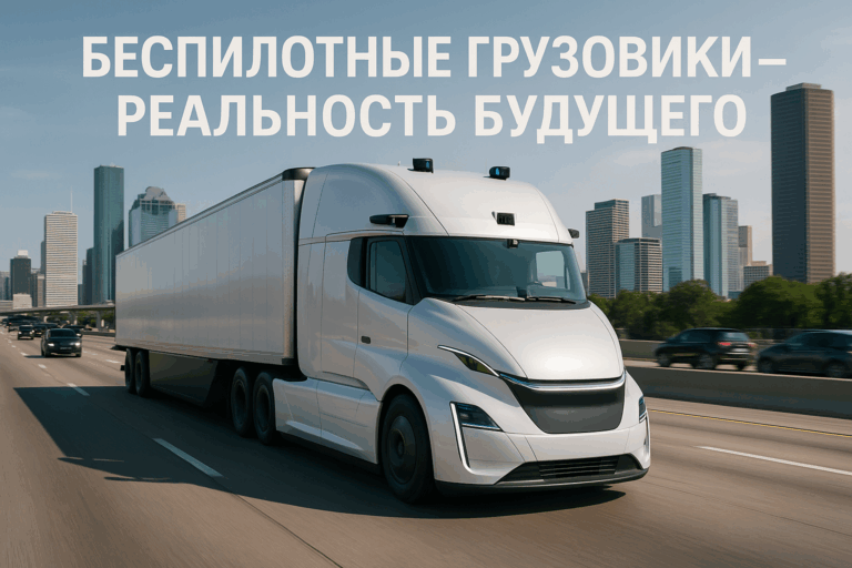   Беспилотные грузовики и автономный транспорт с искусственным интеллектом меняют логистику и делают грузоперевозки без водителя реальностью.
