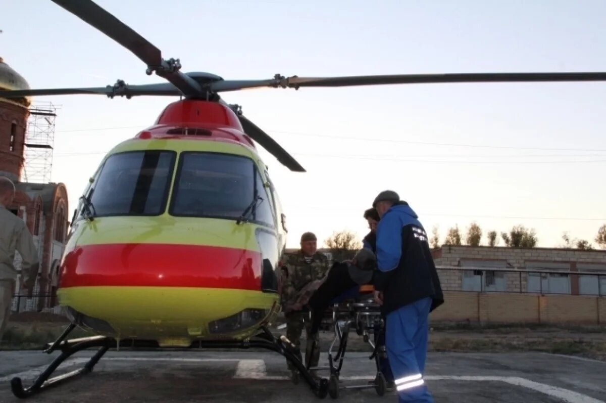    Врачи спасли почку астраханца, экстренно доставленного санавиацией