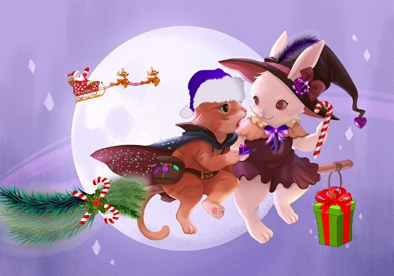 Кролик и кот