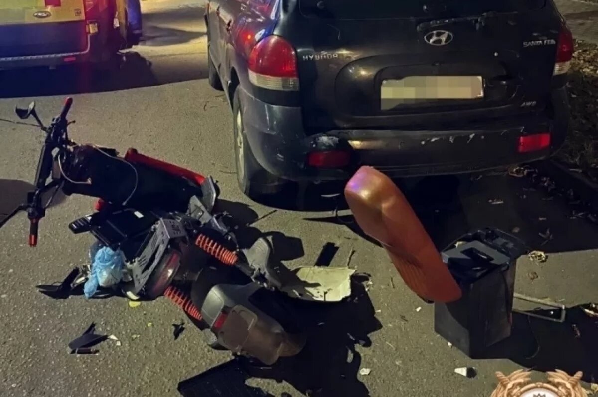    Курьер на электровелосипеде пострадал в ДТП в Твери