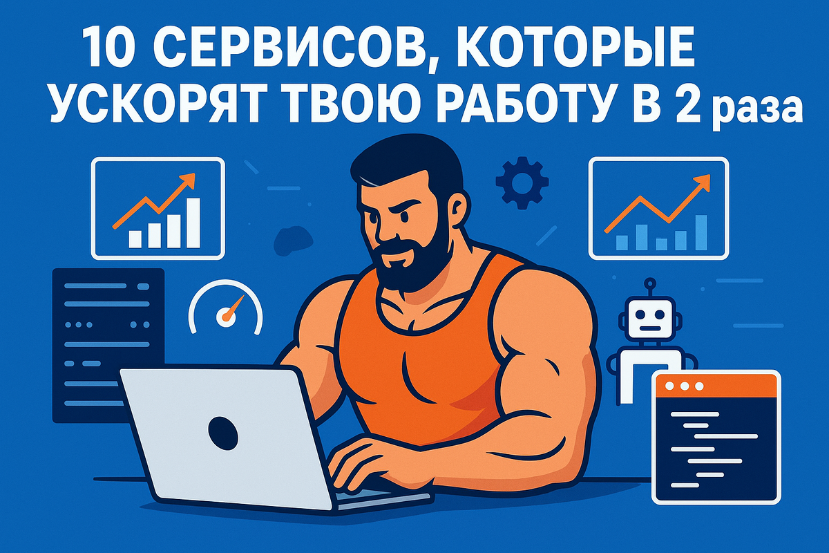 10 сервисов, которые ускорят твою работу в 2 раза — без кофеина и бессонных ночей 💪