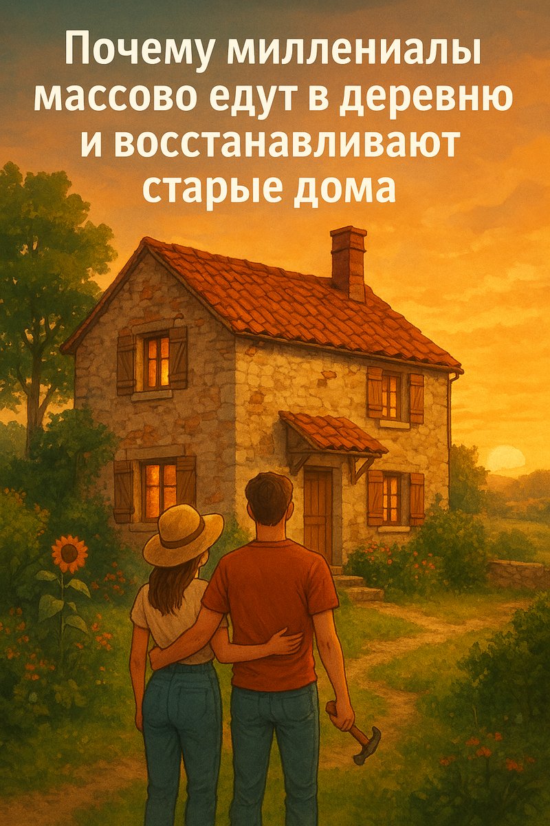 Миллениалы предпочитают восстанавливать старые дома 