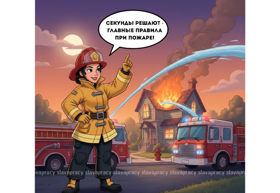     Пожар: 3 главных шага, которые спасут вашу жизнь! Сохраните этот чек-лист!