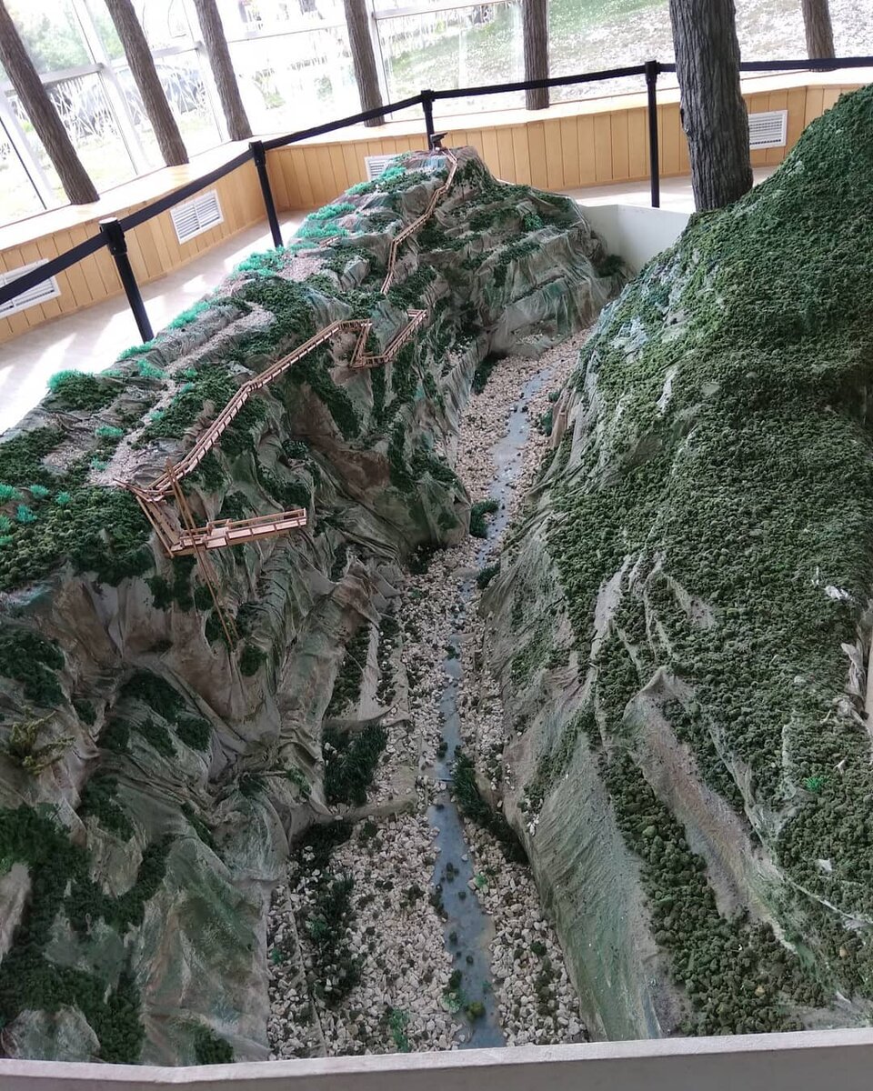 Макет каньона Окаце