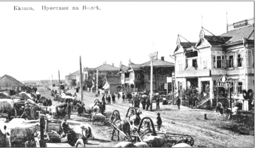 Волжские пристани в Казани. Фото из архива Р. Хайрутдинова, https://cyberleninka.ru.