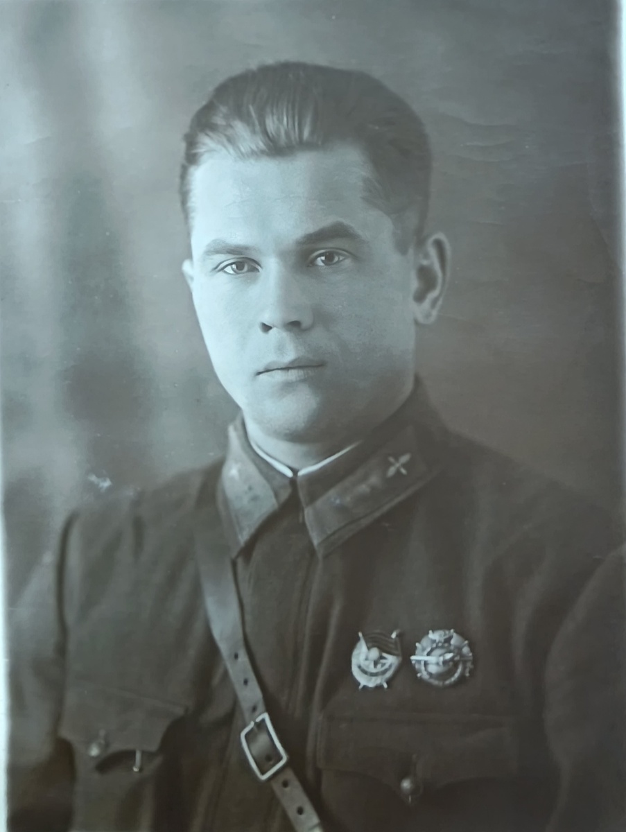 Лейтенант Морозов Иван Алексеевич. СССР, 1942 г.