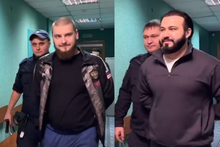 Слева — Кныш, справа — Кафаров. Фото управления Судебного департамента в Новосибирской области.