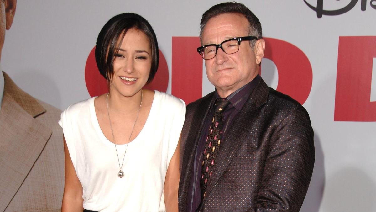    Робин Уильямс с дочерью Зельдой. Фото: gettyimages.com