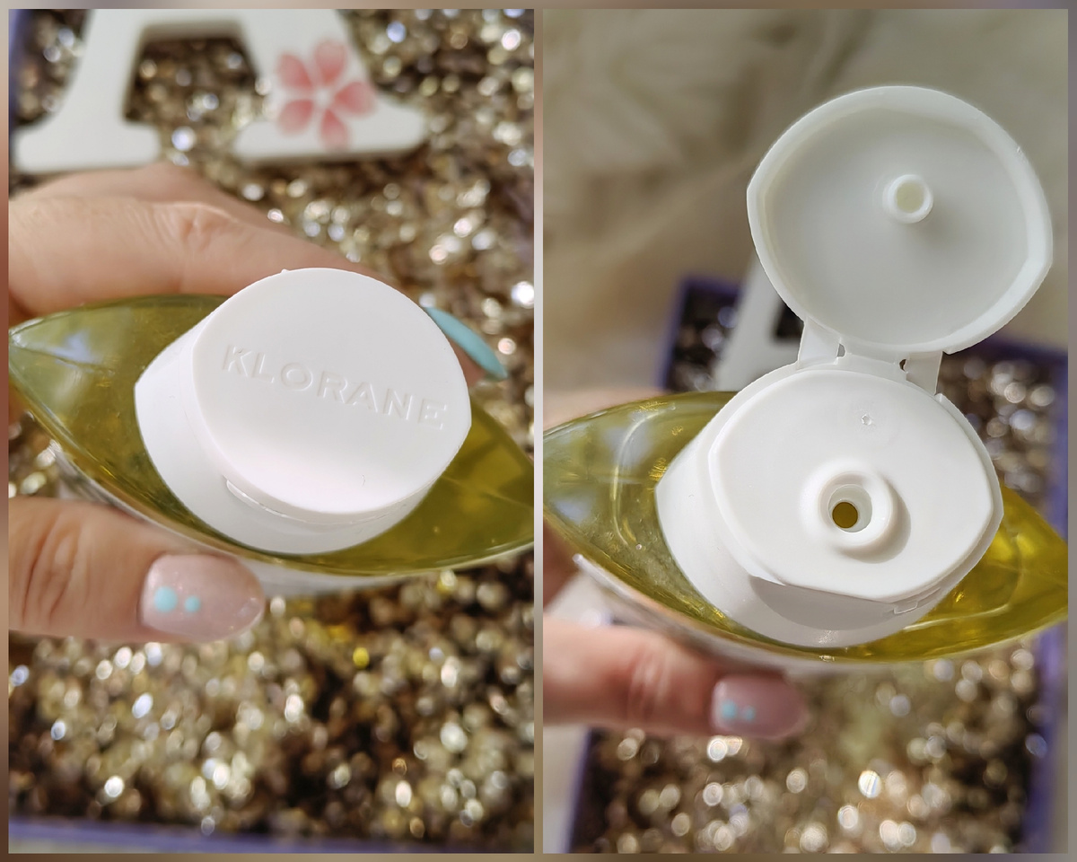 Шампунь от бренда "Klorane" с мякотью цитрона, крышка