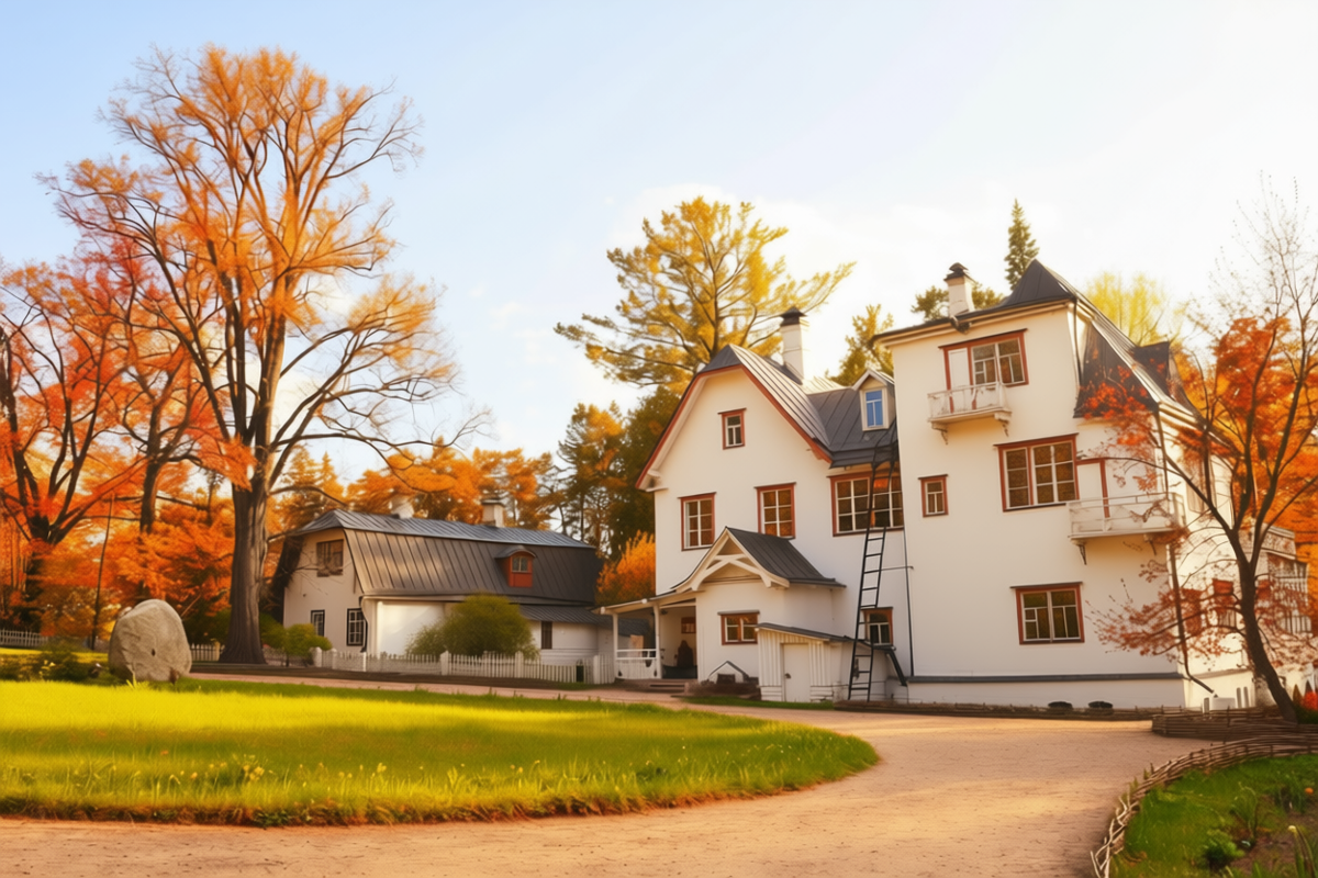 Усадьба Поленово осенью