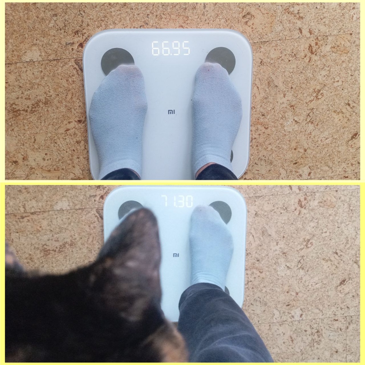 Не ругайте меня за лишний вес :))) ИМТ пока в норме, и в дверь пролезаю :)