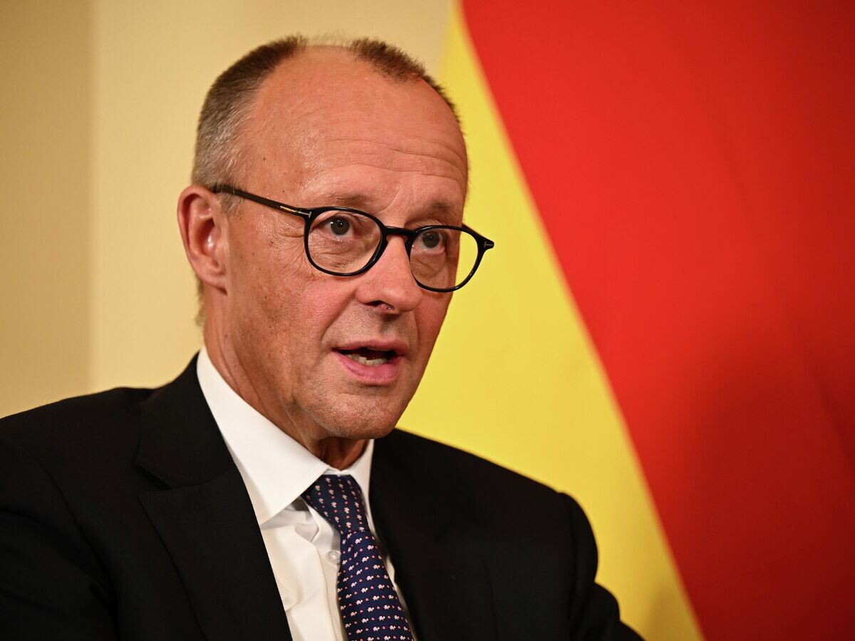    Канцлер Германии Фридрих Мерц© AP Photo / Leon Neal