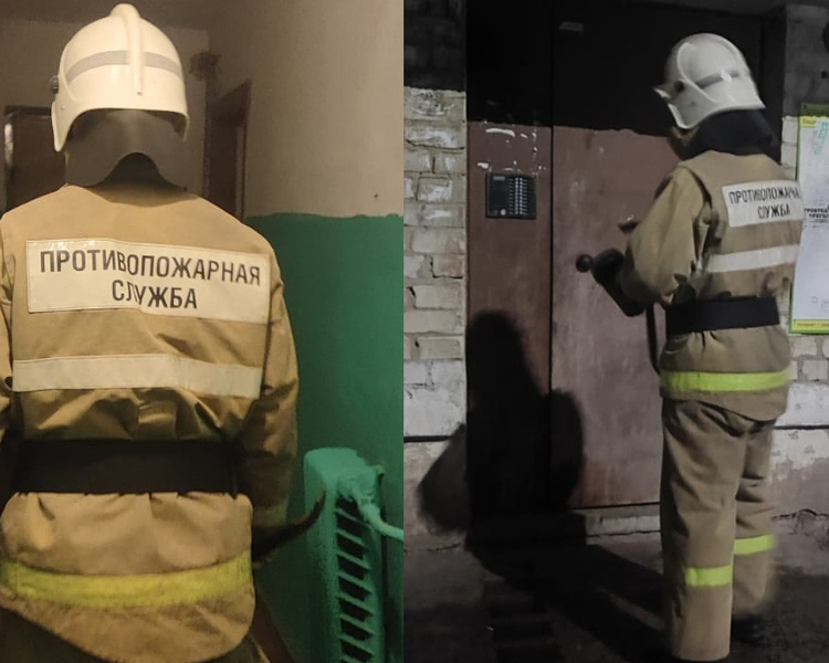     В Курской области пожарные помогли пожилой женщине открыть дверь квартиры