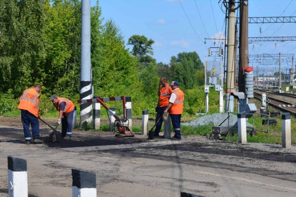    ГЖД отремонтировала 230 переездов с начала года