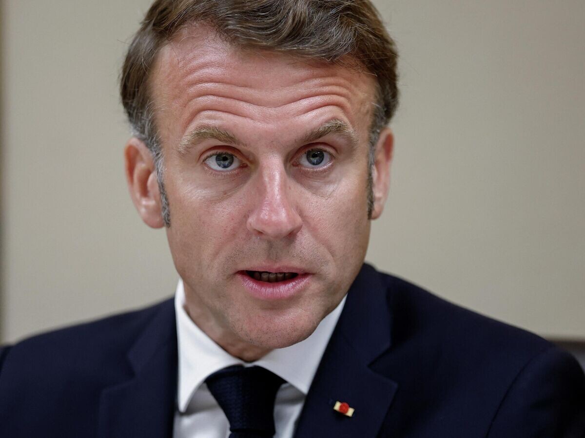    Президент Франции Эммануэль Макрон© AP Photo / Benoit Tessier